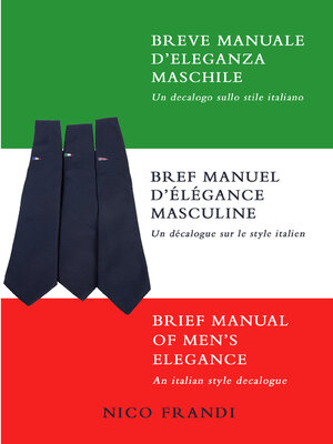 cover image of Breve Manuale d&#39;Eleganza Maschile